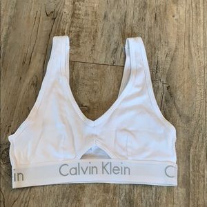 Calvin Klein bra in white